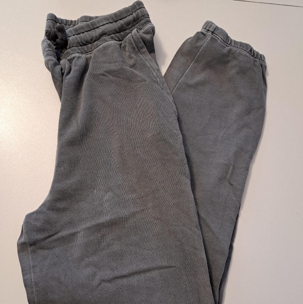 Boys gray Old Navy light faded looking joggers